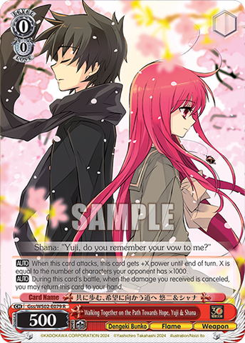 Gss/WS02-E079 Walking Together on the Path Towards Hope, Yuji & Shana