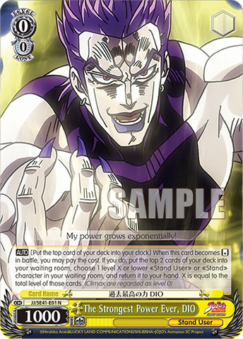 JJ/SE41-E01 The Strongest Power Ever, DIO