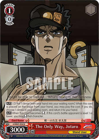 JJ/SE41-E34 The Only Way, Jotaro