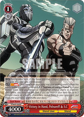 JJ/SE41-E38 Victory in Hand, Polnareff & S.C