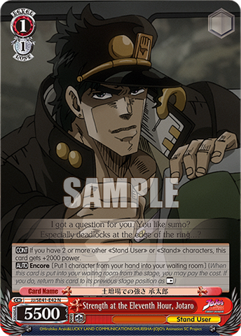 JJ/SE41-E42 Strength at the Eleventh Hour, Jotaro