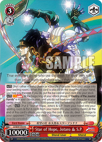 JJ/SE41-E53 Star of Hope, Jotaro & S.P