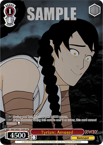 RWBY/WXE01-35OFR Tyrian: Amused