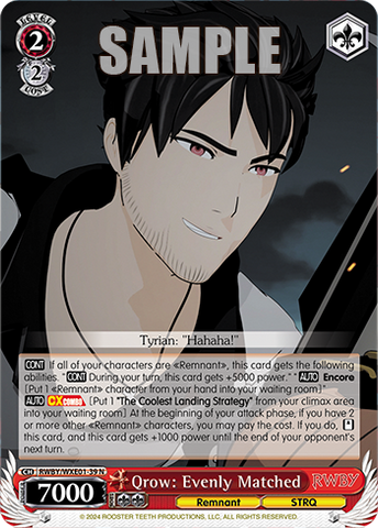 RWBY/WXE01-39 Qrow: Evenly Matched