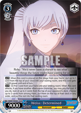 RWBY/WXE01-53 Weiss: Determined