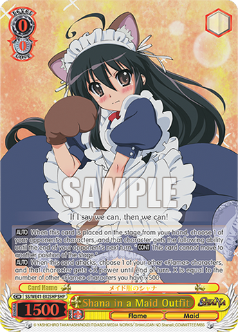 SS/WE41-E02SHP Shana in a Maid Outfit