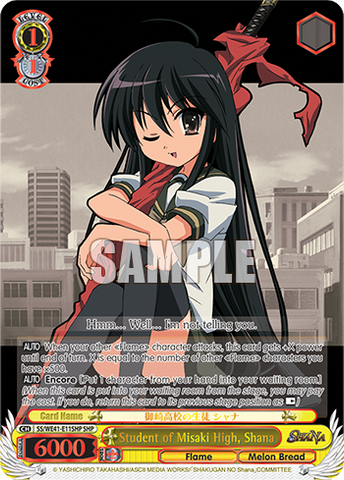 SS/WE41-E11SHP Student of Misaki High, Shana