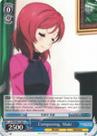 LL/EN-W01-100 Composing, Maki - Love Live! DX English Weiss Schwarz Trading Card Game