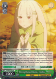 RZ/SE35-E17 Strengthened Bond, Emilia - Re:ZERO -Starting Life in Another World- The Frozen Bond English Weiss Schwarz Trading Card Game