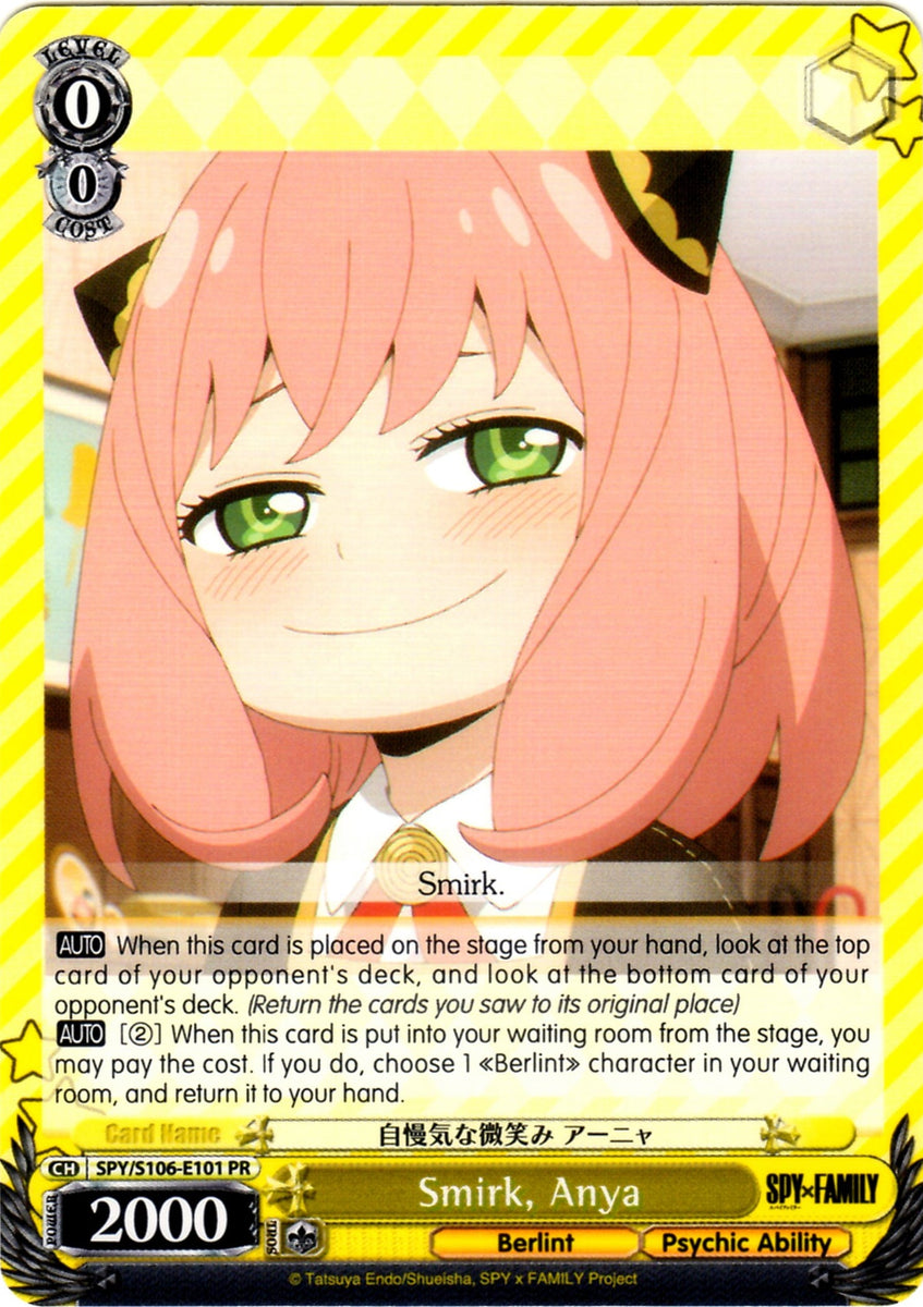 SPY/S106-E101 Smirk, Anya – Strictly Broken TCG