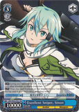 SAO/SE23-TE17 Excellent Sniper, Sinon - Sword Art Online II Trial Deck English Weiss Schwarz Trading Card Game